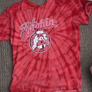 Pink dolphin t shirt